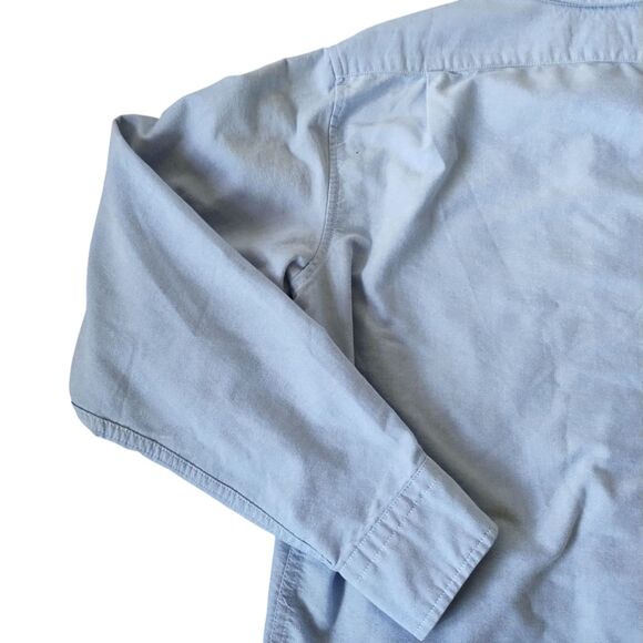 U.S. Polo Assn Shirt Men's Medium Blue Oxford Cotton Long Sleeve Button Down - Picture 9 of 15